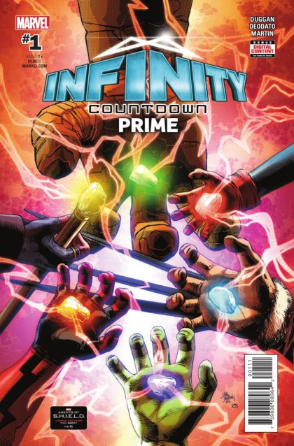 Infinity Countdown: Prime Infinity Countdown - Infinity Countdown, Infinity Countdown Prime / The Saga Of The Infinity Stones... |  Issue#1A | Year:2018 | Series:  | Pub: Marvel Comics | Mike Deodato Jr. & Frank Martin Regular Cover