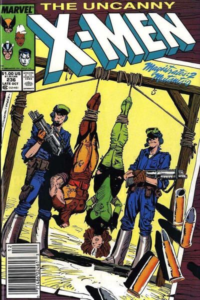 Uncanny X-Men, Vol. 1 Busting Loose! |  Issue#236B | Year:1988 | Series: X-Men | Pub: Marvel Comics | Newsstand Edition