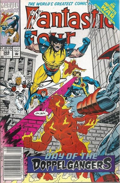 Fantastic Four, Vol. 1 Infinity War - Day Of The Dark Side! |  Issue#368B | Year:1992 | Series: Fantastic Four | Pub: Marvel Comics |