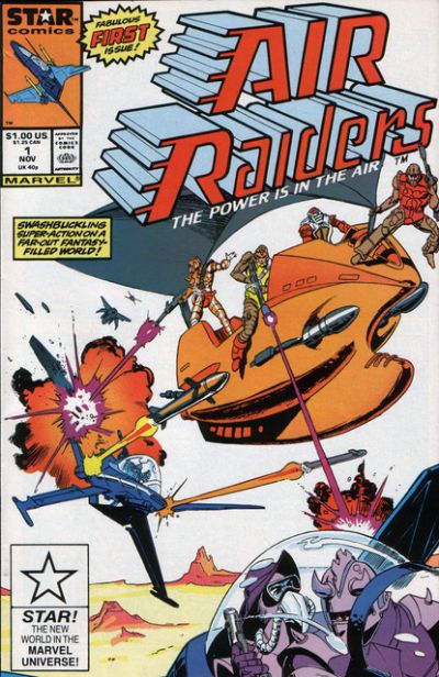Air Raiders Sins of the Father |  Issue#1A | Year:1987 | Series:  | Pub: Marvel Comics | Direct Edition