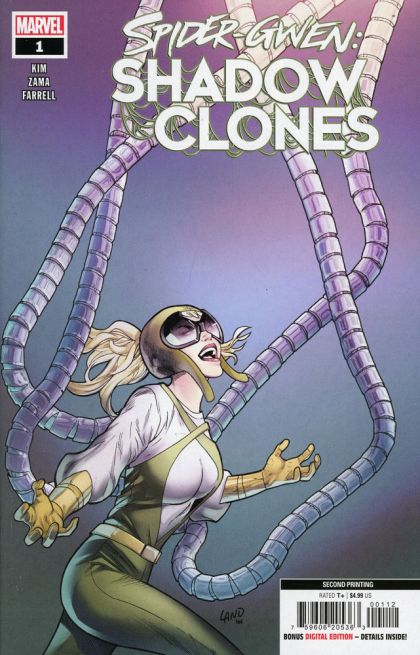 Spider-Gwen: Shadow Clones  |  Issue#1X | Year:2023 | Series: Spider-Gwen | Pub: Marvel Comics | 2nd Printing Greg Land