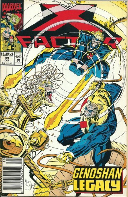 X-Factor, Vol. 1 Painting The Town |  Issue#83B | Year:1992 | Series: X-Factor | Pub: Marvel Comics | Newsstand Edition