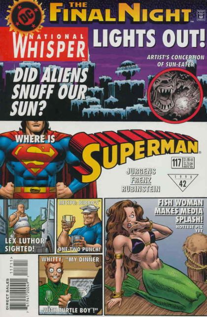 Superman, Vol. 2 Final Night - Sanctuary |  Issue#117A | Year:1996 | Series: Superman | Pub: DC Comics | Direct Edition