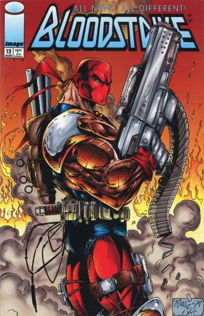 Bloodstrike  |  Issue#12 | Year:1994 | Series:  | Pub: Image Comics | Karl Altstaetter Regular Cover