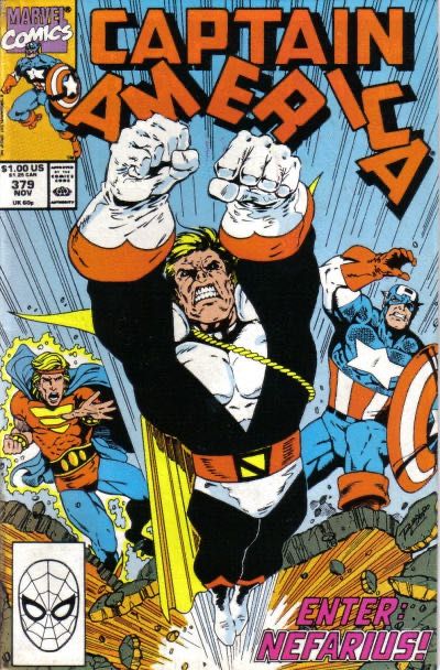 Captain America, Vol. 1 Moonstruck |  Issue#379A | Year:1990 | Series: Captain America | Pub: Marvel Comics | Direct Edition
