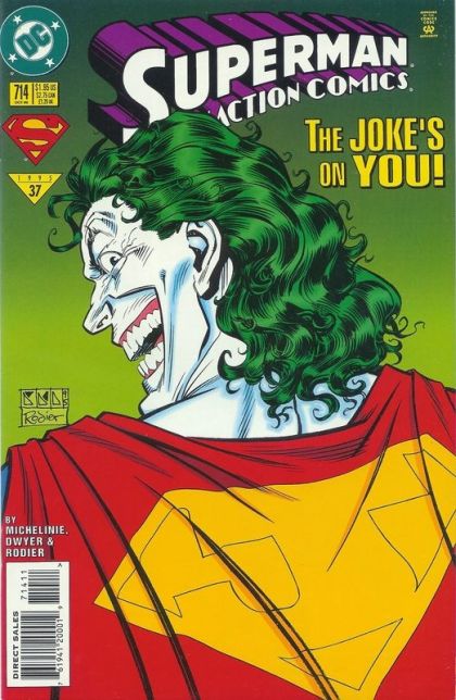 Action Comics, Vol. 1 Crossing The Punch Line! |  Issue#714A | Year:1995 | Series:  | Pub: DC Comics | Direct Edition