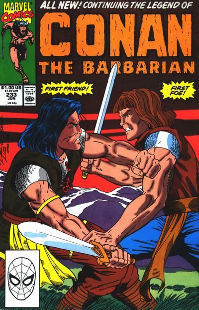 Conan the Barbarian, Vol. 1 Rituals! |  Issue#233A | Year:1990 | Series: Conan | Pub: Marvel Comics | Direct Edition