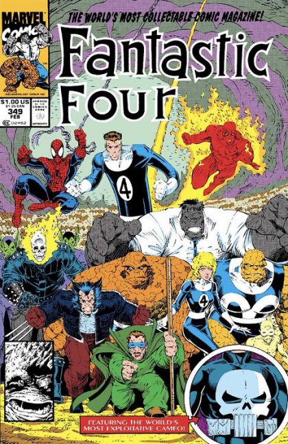 Fantastic Four, Vol. 1 Eggs Got Legs! Or Love Conquers All! |  Issue#349A | Year:1990 | Series: Fantastic Four | Pub: Marvel Comics |