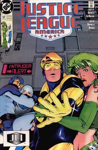 Justice League / International / America Furballs! |  Issue#37A | Year:1990 | Series: Justice League | Pub: DC Comics | Direct Edition