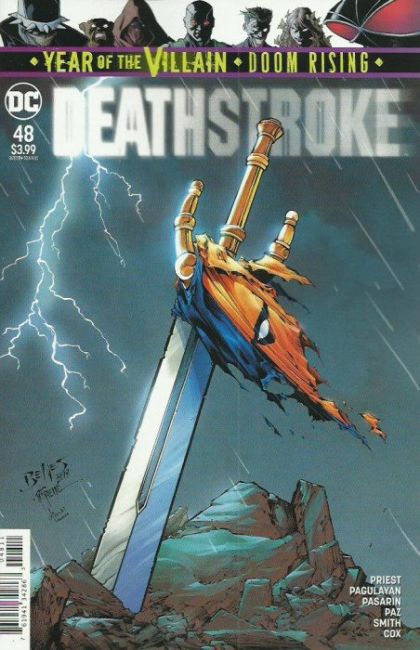 Deathstroke, Vol. 4 Year of the Villain: Doom Rising - Deathstroke R.I.P., Book Five: Summerville |  Issue#48A | Year:2019 | Series: Deathstroke | Pub: DC Comics | Regular Ed Benes & Richard Friend Cover