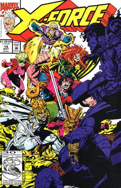 X-Force, Vol. 1 Payback! |  Issue#14A | Year:1992 | Series: X-Force | Pub: Marvel Comics |