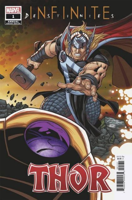 Thor, Vol. 6 Annual (2021) Infinite Destinies - Infinite Fury, Infinite Fury, Part V |  Issue#1C | Year:2021 | Series: Thor | Pub: Marvel Comics | Variant Ron Lim Connecting Cover