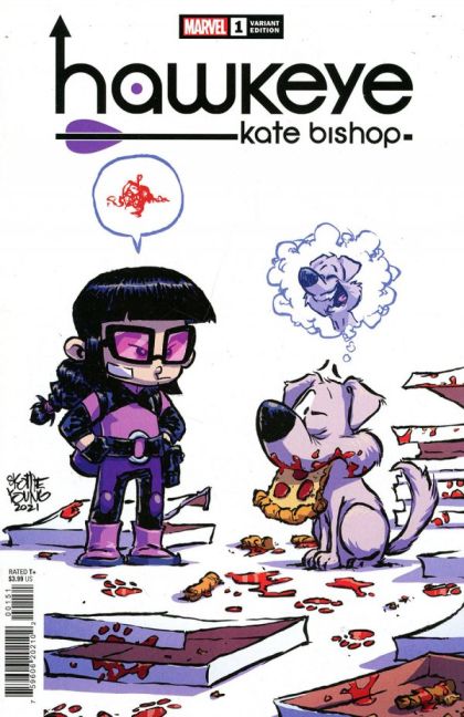 Hawkeye: Kate Bishop  |  Issue#1E | Year:2021 | Series:  | Pub: Marvel Comics | Skottie Young Baby Variant