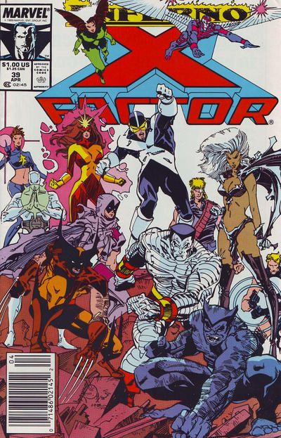 X-Factor, Vol. 1 Inferno - Ashes to Ashes |  Issue#39B | Year:1988 | Series: X-Factor | Pub: Marvel Comics | Newsstand Edition