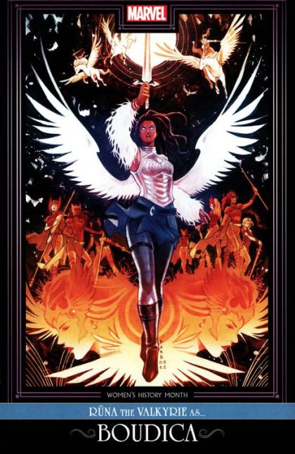 Thor, Vol. 6 God of Hammers, Finale |  Issue#23B | Year:2022 | Series:  | Pub: Marvel Comics | Karen Darboe Womens History Month Cover