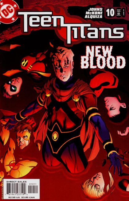 Teen Titans, Vol. 3 Raven Rising, Part 1 |  Issue#10A | Year:2004 | Series: Teen Titans | Pub: DC Comics | Direct Edition