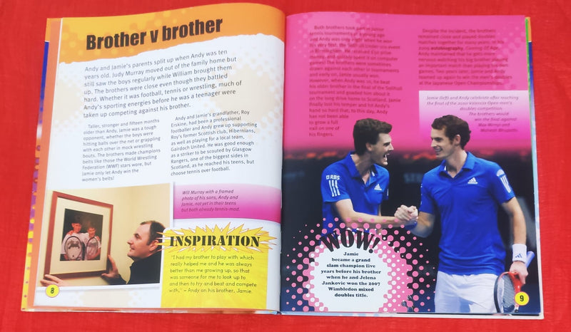Andy Murray | Educational Non Fiction Book | For 9-12 Years Old | Hardcover | SKU: 2405_101_A104