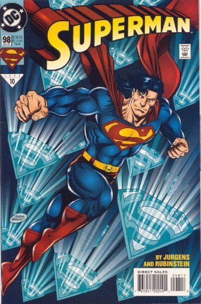 Superman, Vol. 2 Changes |  Issue#98A | Year:1995 | Series: Superman | Pub: DC Comics | Direct Edition
