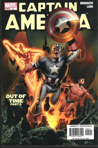 Captain America, Vol. 5 Out of Time, Part 5 |  Issue#5A | Year:2005 | Series: Captain America | Pub: Marvel Comics | Steve Epting Regular
