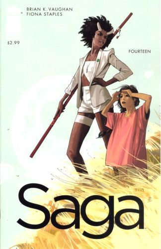 Saga Chapter Fourteen |  Issue#14 | Year:2013 | Series:  | Pub: Image Comics | Fiona Staples Regular Cover