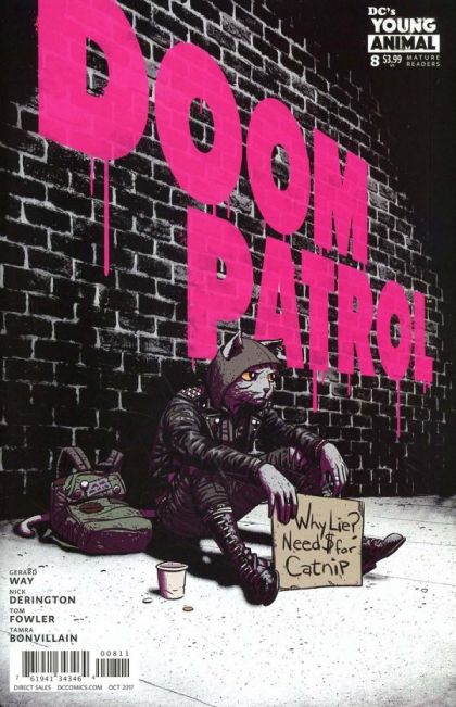 Doom Patrol, Vol. 6 Nada, Part 1: Nothing Matters |  Issue#8A | Year:2017 | Series: Doom Patrol | Pub: DC Comics | Regular Nick Derington Cover
