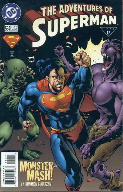 The Adventures of Superman The Demon Within |  Issue#534A | Year:1996 | Series: Superman | Pub: DC Comics | Direct Edition