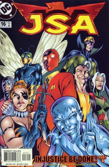 JSA, Vol. 1 Injustice Be Done, Part 1: Divide and Conquer |  Issue#16A | Year:2000 | Series: JSA | Pub: DC Comics | Direct Edition
