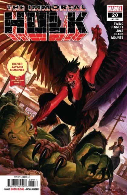 The Immortal Hulk Metatron |  Issue#20A | Year:2019 | Series:  | Pub: Marvel Comics | Regular Alex Ross Cover