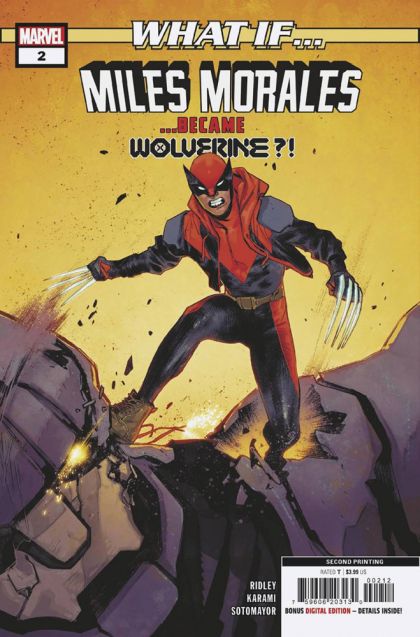 What If...Miles Morales What If... Miles Morales... became Wolverine?! |  Issue#2G | Year:2022 | Series:  | Pub: Marvel Comics | 2nd Printing Sara Pichelli