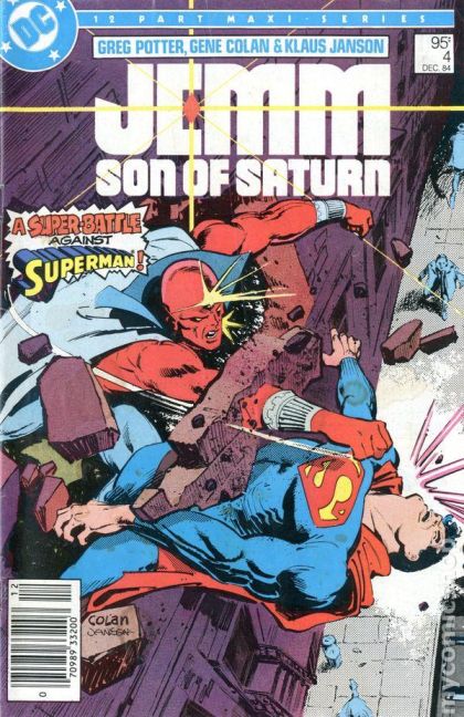 Jemm: Son of Saturn The Hunting |  Issue#4B | Year:1984 | Series:  | Pub: DC Comics | Newsstand Edition