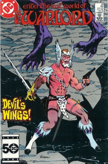 Warlord, Vol. 1 Devil's Wings |  Issue#93A | Year:1985 | Series: Warlord | Pub: DC Comics | Direct Edition