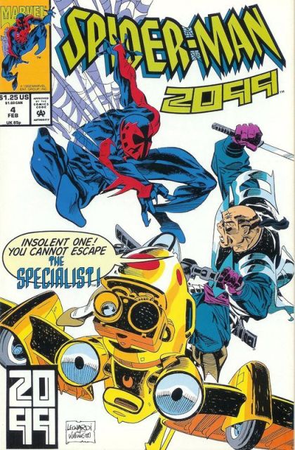 Spider-Man 2099, Vol. 1 The Specialist |  Issue#4A | Year:1992 | Series:  | Pub: Marvel Comics | Direct Edition
