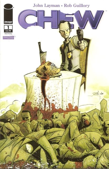 Chew "Taster's Choice", Part 1 |  Issue#1C | Year:2009 | Series: Chew | Pub: Image Comics | Rob Guillory 3rd Printing Cover