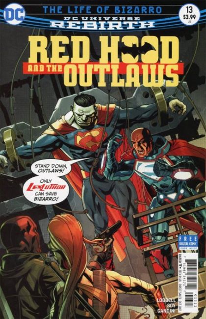 Red Hood and the Outlaws, Vol. 2 The Life of Bizarro, Part Two |  Issue#13A | Year:2017 | Series:  | Pub: DC Comics | Regular Mike McKone Cover