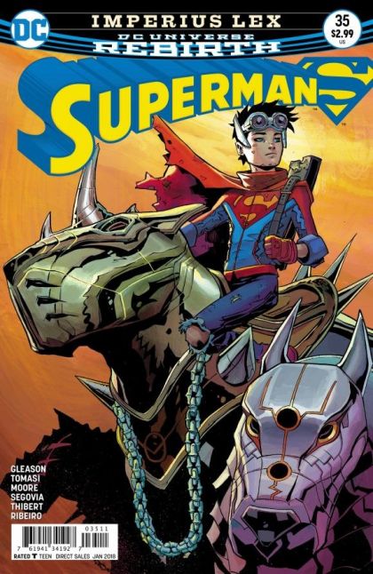 Superman, Vol. 4 Imperius Lex, Part 3: World of Flame |  Issue#35A | Year:2017 | Series: Superman | Pub: DC Comics | Patrick Gleason Regular