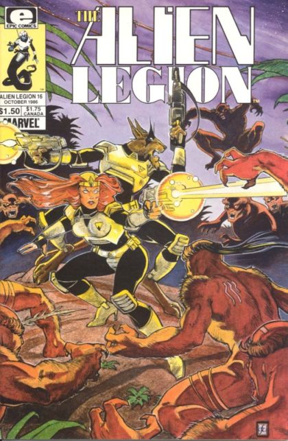 Alien Legion, Vol. 1 Demons |  Issue#16 | Year:1986 | Series:  | Pub: Marvel Comics |