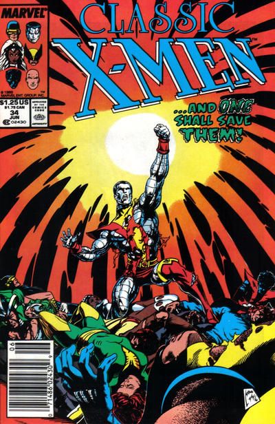 X-Men Classic The Action of the Tiger! / Double Negative |  Issue#34B | Year:1989 | Series: X-Men | Pub: Marvel Comics | Newsstand Edition