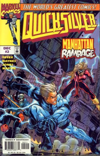 Quicksilver The Wrong Day To Start A New Life |  Issue#2A | Year:1997 | Series: Quicksilver | Pub: Marvel Comics | Direct Edition