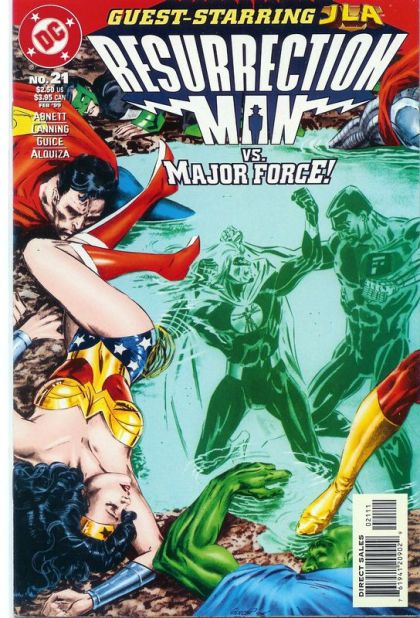 Resurrection Man, Vol. 1 Cape Fear, Part 3: Major League |  Issue#21 | Year:1999 | Series: Resurrection Man | Pub: DC Comics |