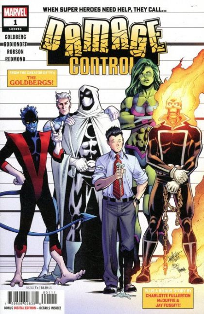 Damage Control, Vol. 4 "Into The Mailstrom" / "Zapped and the Mother of Dimension" |  Issue#1A | Year:2022 | Series: Damage Control | Pub: Marvel Comics | Carlos Pacheco Regular