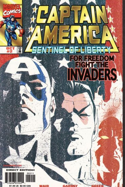 Captain America: Sentinel of Liberty, Vol. 1 Decent Into Madness, Chapter One: Out of His Element |  Issue#2B | Year:1998 | Series:  | Pub: Marvel Comics | Variant Edition