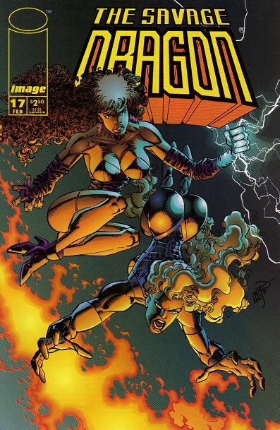 Savage Dragon, Vol. 2  |  Issue#17B | Year:1995 | Series: The Savage Dragon | Pub: Image Comics | Eric Larsen Variant