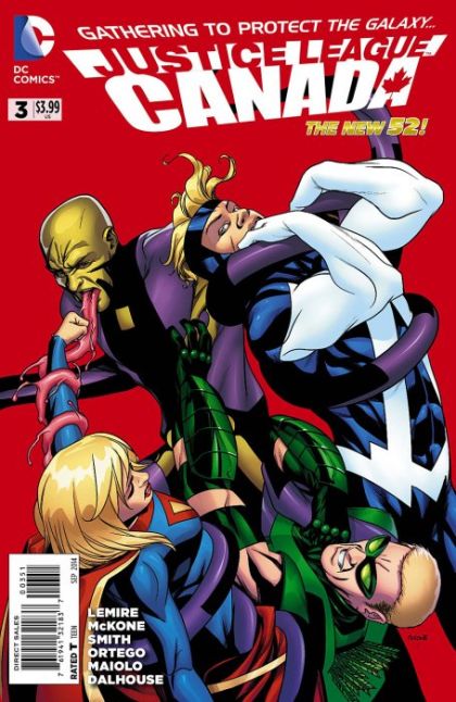 Justice League United Justice League Canada, Part 4 |  Issue#3D | Year:2014 | Series: Justice League | Pub: DC Comics | Mike McKone Canada Variant