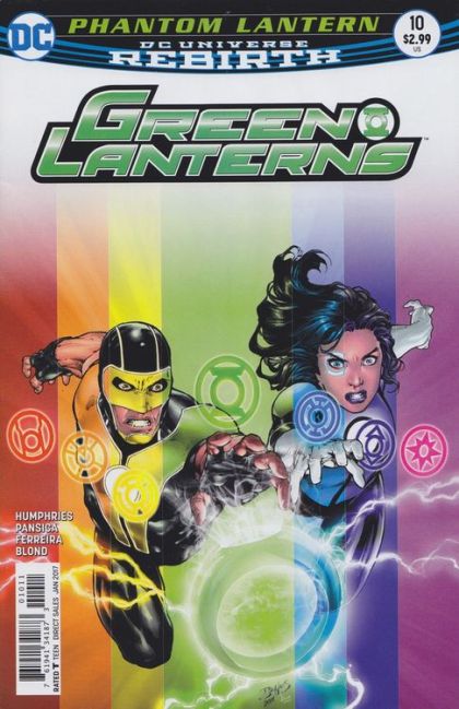Green Lanterns The Phantom Lantern, Part One |  Issue#10A | Year:2016 | Series: Green Lantern | Pub: DC Comics | Ed Benes Regular