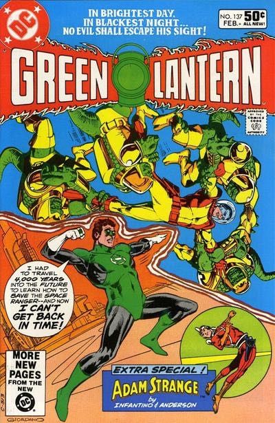 Green Lantern, Vol. 2 Time Times Two Equals Death / The Secret Of Adam Strange |  Issue#137A | Year:1981 | Series: Green Lantern | Pub: DC Comics |