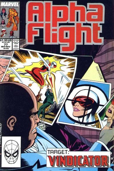 Alpha Flight, Vol. 1 Shattered Design |  Issue#77A | Year:1989 | Series: Alpha Flight | Pub: Marvel Comics |