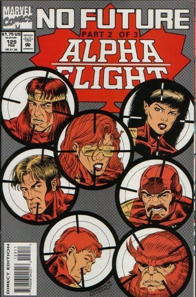 Alpha Flight, Vol. 1 No Future, Part 2: Ordeal! |  Issue#129A | Year:1993 | Series: Alpha Flight | Pub: Marvel Comics |