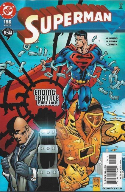Superman, Vol. 2 Ending Battle - Part 1: Morning Twilight |  Issue#186A | Year:2002 | Series: Superman | Pub: DC Comics | Direct Edition