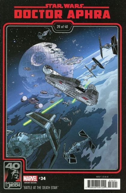 Star Wars: Doctor Aphra, Vol. 2 Resonance |  Issue#34B | Year:2023 | Series: Star Wars | Pub: Marvel Comics | Chris Sprouse Return Of The Jedi 40th Anniversary Variant