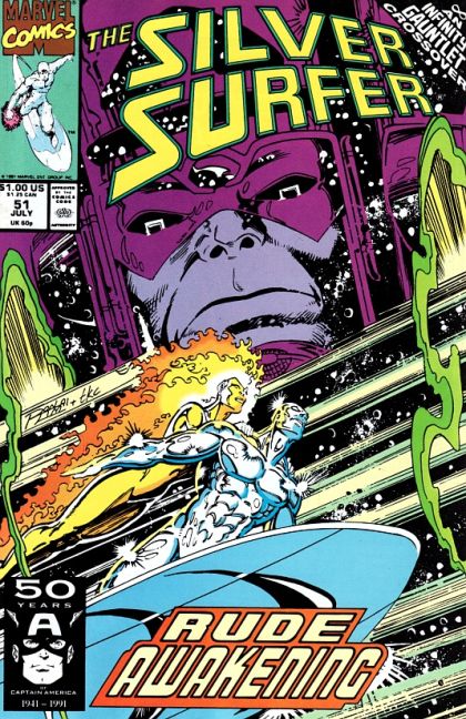 Silver Surfer, Vol. 3 Infinity Gauntlet - Hunger! |  Issue#51A | Year:1991 | Series: Silver Surfer | Pub: Marvel Comics |